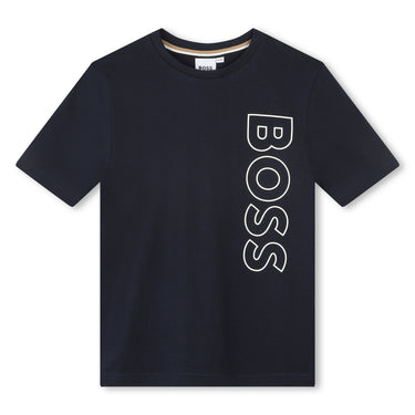 Playera BOSS negra para niño y adolescente